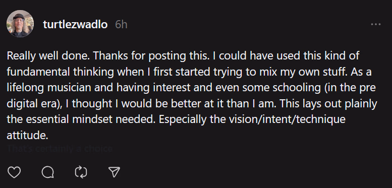 Customer testimonial