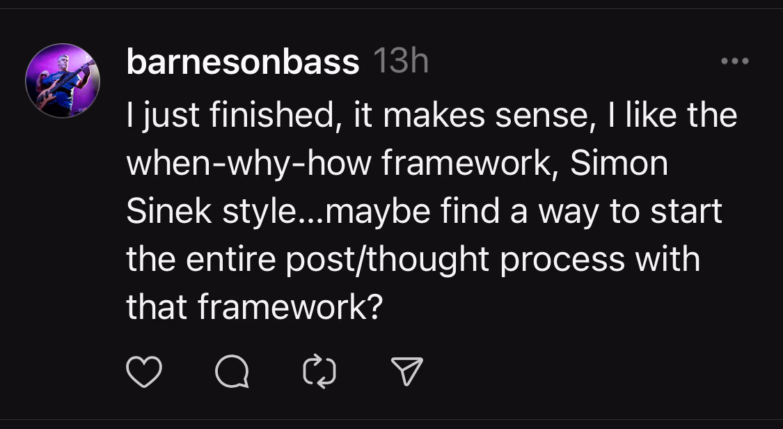 Customer testimonial