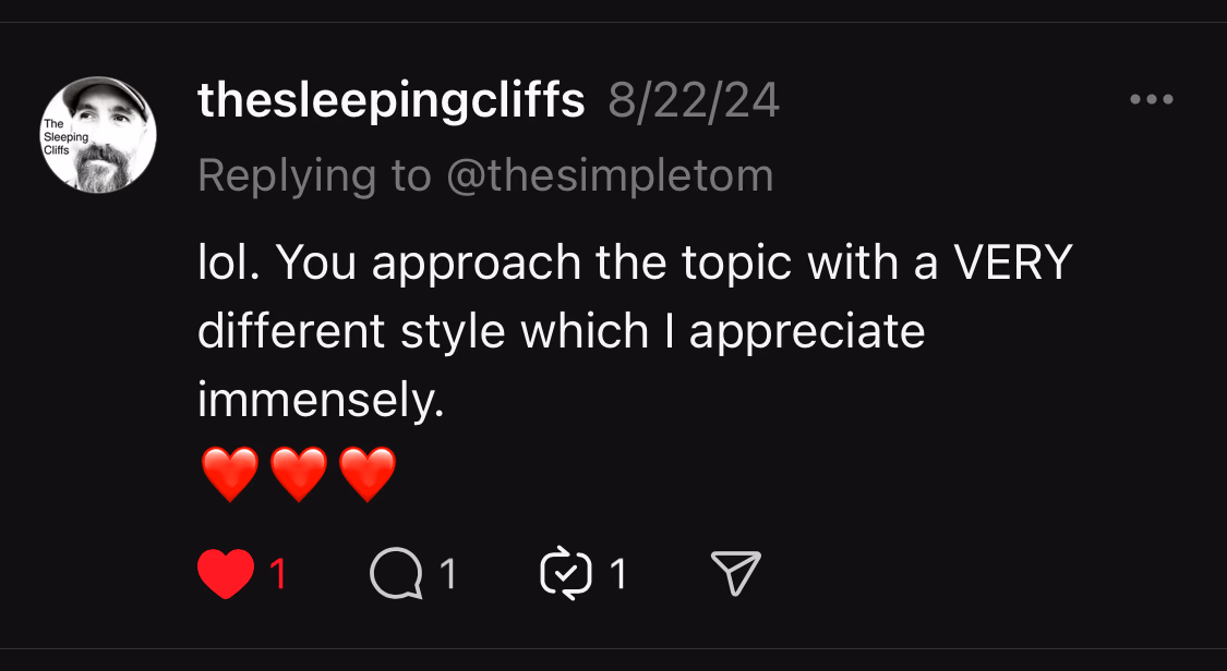 Customer testimonial