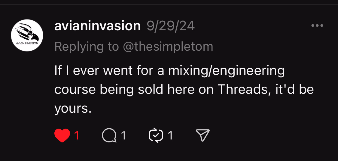 Customer testimonial