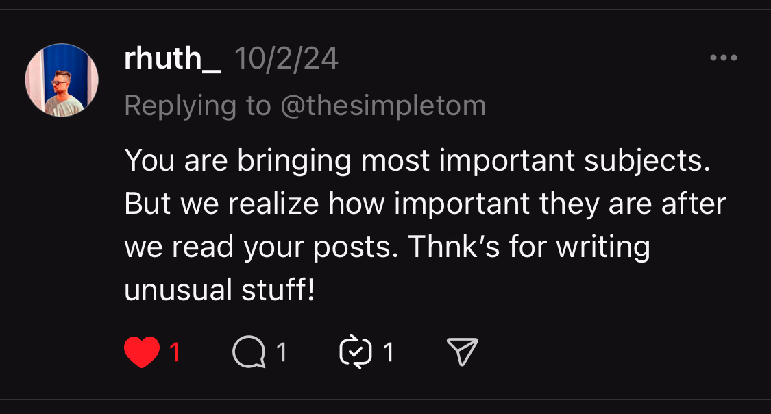 Customer testimonial