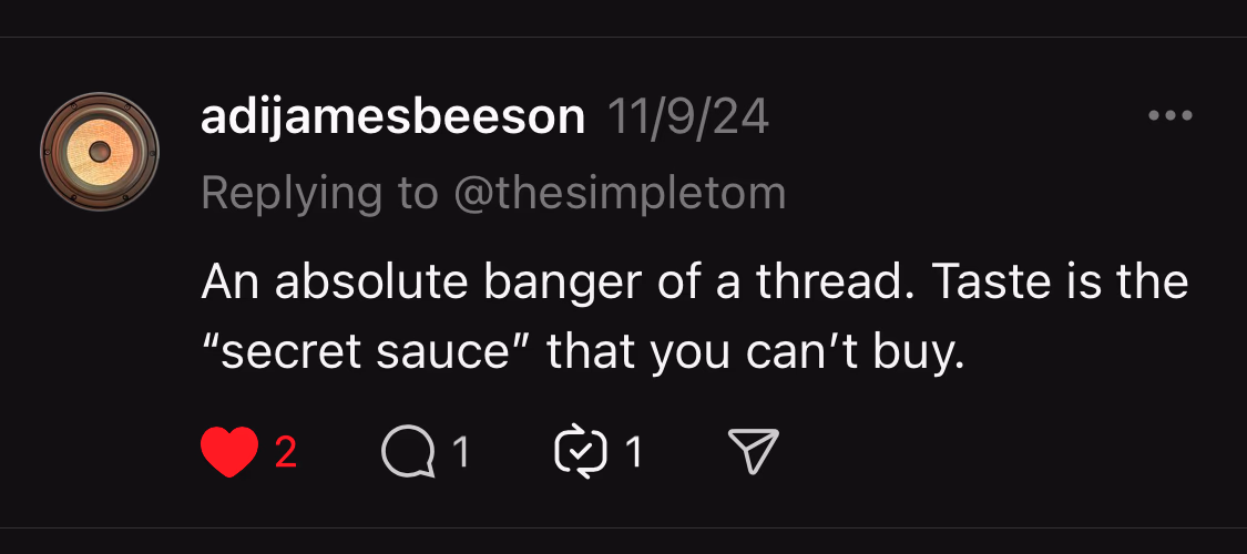 Customer testimonial