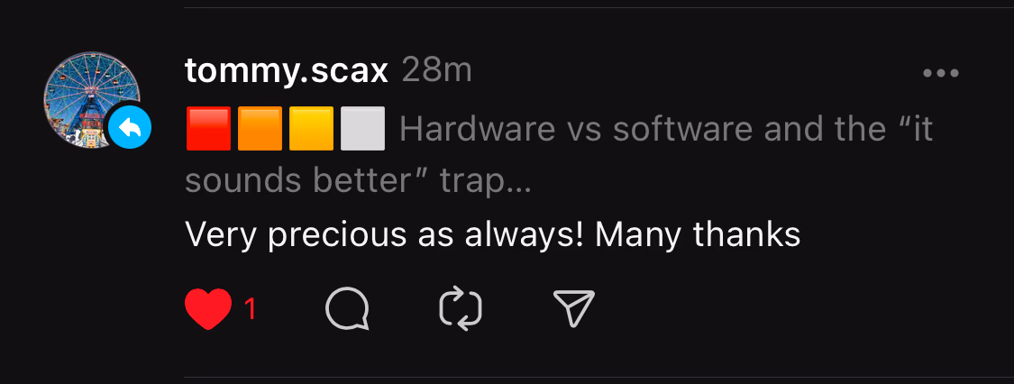 Customer testimonial