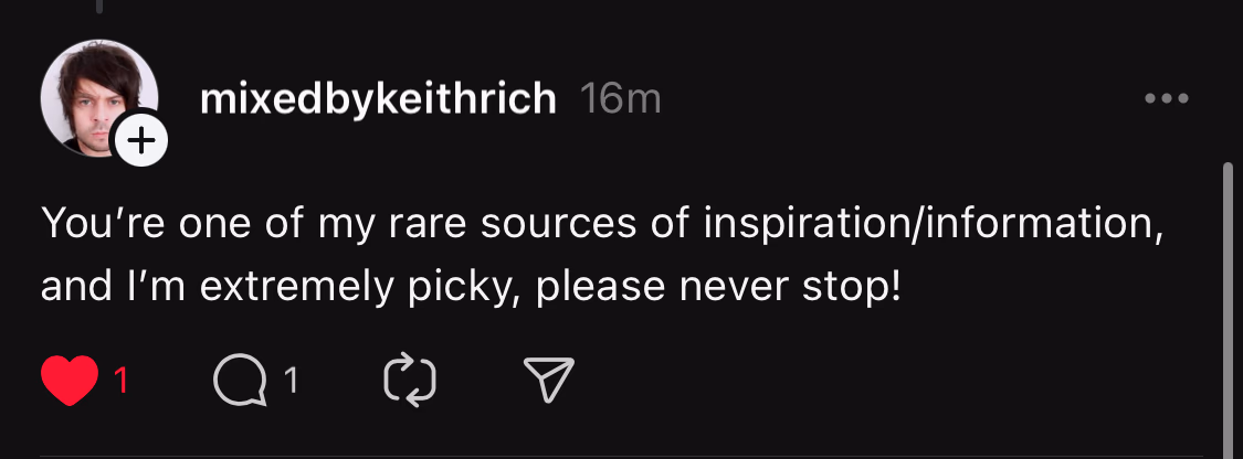 Customer testimonial